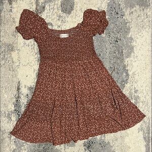 Floral Dress in Brown by Altar’d State